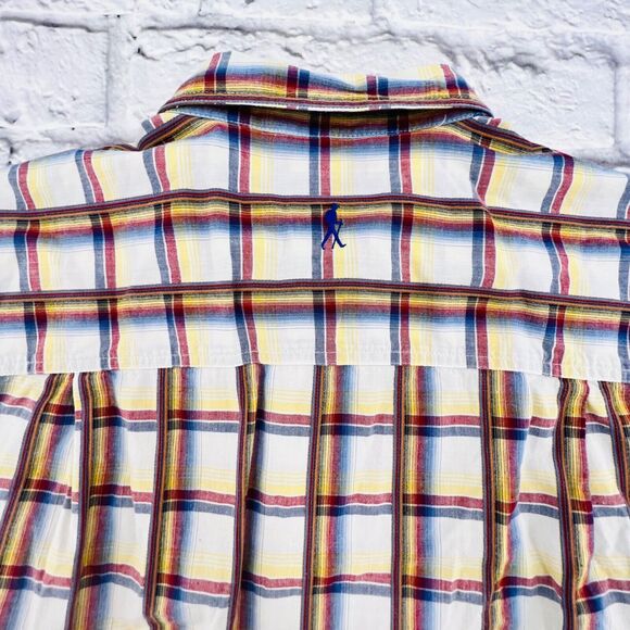 NOT FOR SALE  Royal Robbins Button Up Shirt Men's Medium Multicolor Plaid Short - Picture 10 of 10